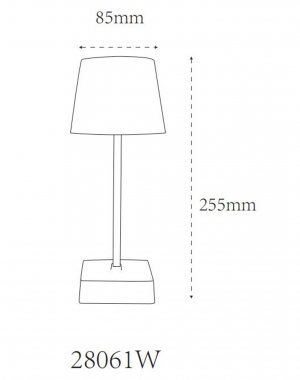 Pokojová stolní lampa GL 28061W-8