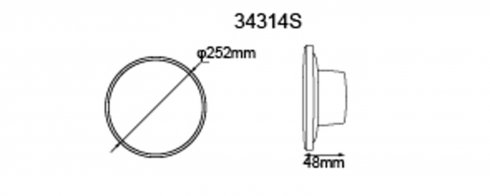 Venkovní svítidlo nástěnné GL 34314S-6