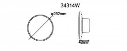 Venkovní svítidlo nástěnné GL 34314W-8