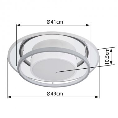 Stropní svítidlo GL 48017-60R-6