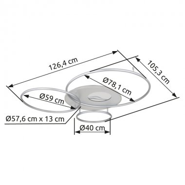 Stropní svítidlo GL 48466-70A-7