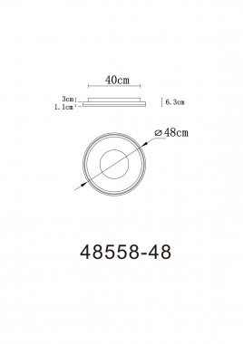Stropní svítidlo GL 48558-48-7