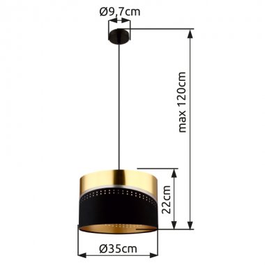 Lustr/závěsné svítidlo GL 54046H-3