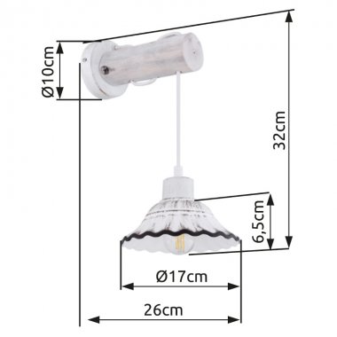 Nástěnné svítidlo GL 54050W-3