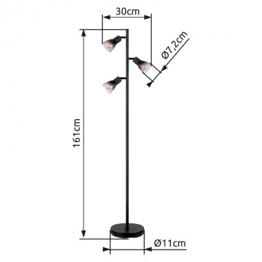 Stojací lampa GL 54312-3S-4