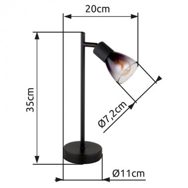 Pokojová stolní lampa GL 54312T-3