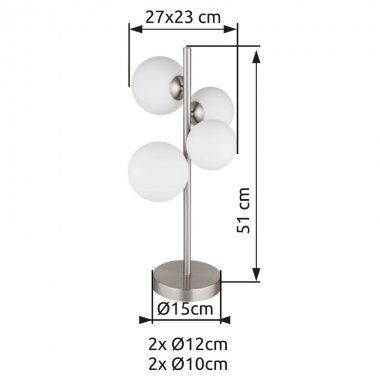 Pokojová stolní lampa GL 56140-4T-3