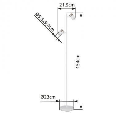 Stojací lampa GL 57851S-4