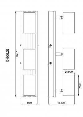 Přisazené bodové svítidlo GL 57909-3-4