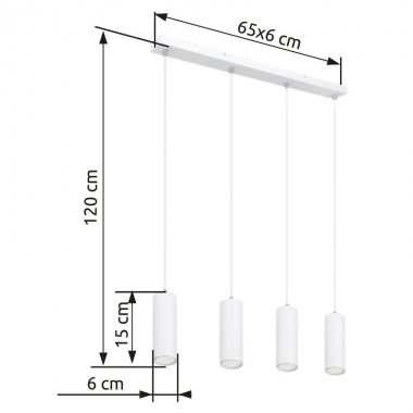 Lustr/závěsné svítidlo GL 57911-4HW-4