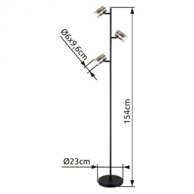 Stojací lampa GL 57916S-4
