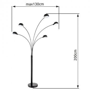 Stojací lampa GL 58228NB-4