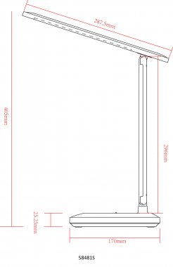 Pokojová stolní lampa GL 58481S-6