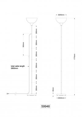 Stojací lampa GL 59946-4
