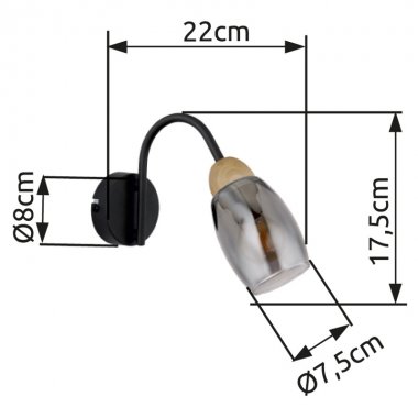 Nástěnné svítidlo GL 60297W-3