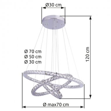 Lustr/závěsné svítidlo GL 67037-76-8