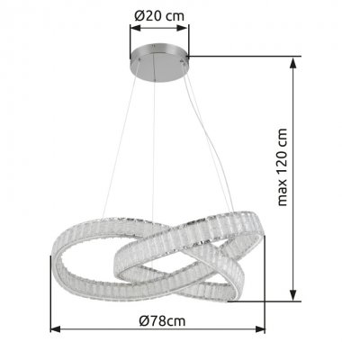 Lustr/závěsné svítidlo GL 67162-110CCT-7