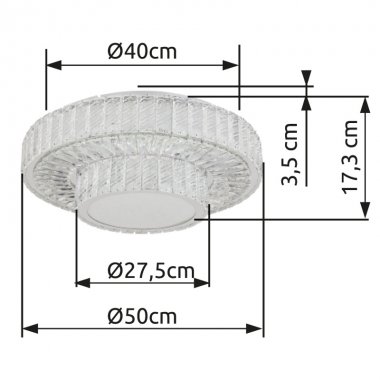 Stropní svítidlo GL 67162-50D-7