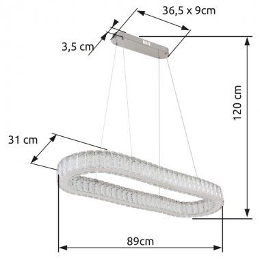 Lustr/závěsné svítidlo GL 67162-58-7