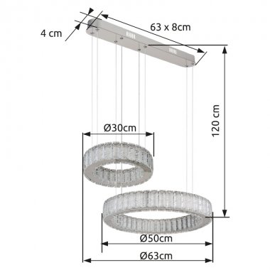 Lustr/závěsné svítidlo GL 67162-80-7