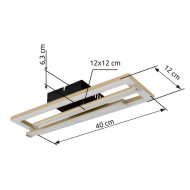 Stropní svítidlo GL 672843G-5