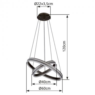 Lustr/závěsné svítidlo GL 67314-60H-7