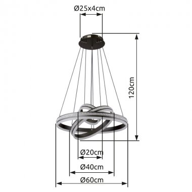 Lustr/závěsné svítidlo GL 67314-70H-7