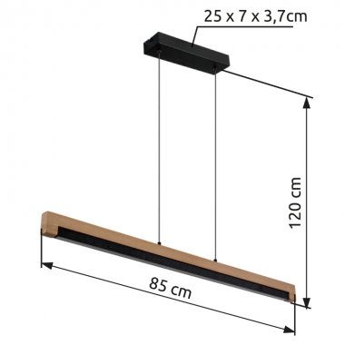 Lustr/závěsné svítidlo GL 67849H-4