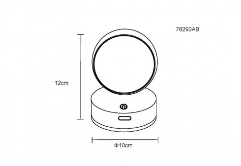 Nástěnné svítidlo GL 78290AB-8