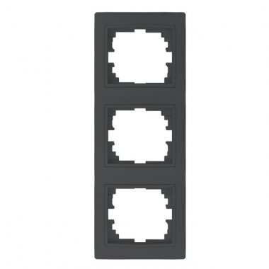 Trojnásobný vertikální rámeček, grafit - DOMO KA 24945