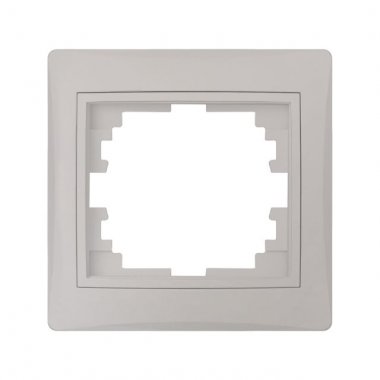 Jednoduchý horizontální rámeček, perleťově bílá - DOMO KA 24998