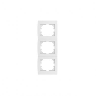 Trojnásobný vertikální rámeček - bílá - LOGI KA 25123
