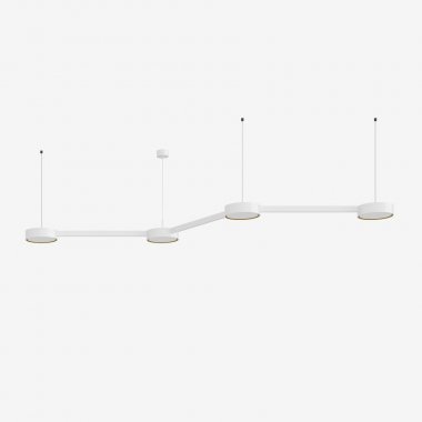 Závěsné svítidlo LUCIS INFINITY II 74,8W LED 4000K akrylátové sklo bílá DALI 22.K2.60L-1