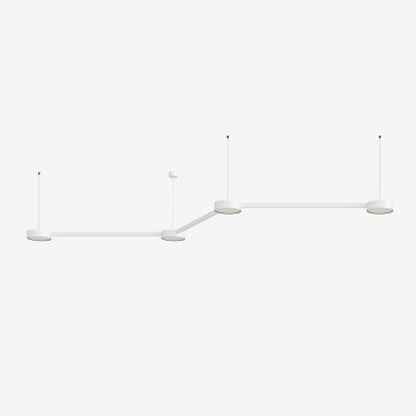 Závěsné svítidlo LUCIS INFINITY II 74,8W LED 4000K akrylátové sklo bílá DALI 23.K2.60L