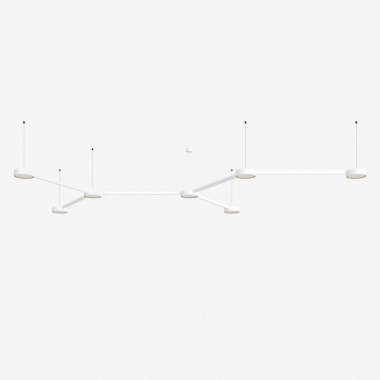 Závěsné svítidlo LUCIS INFINITY II 130,9W LED 4000K akrylátové sklo bílá DALI 28.K2.60L