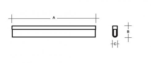 Stropní a nástěnné svítidlo LUCIS AULA 32W LED 3000K akrylátové sklo argento dorato AU1.L1.1200.70-2