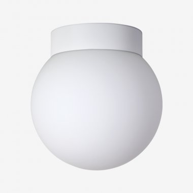 Stropní a nástěnné svítidlo LUCIS POLARIS S 1x60(46)W E27 sklo bílá opál BS14.11.200.41-1