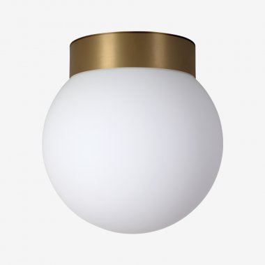 Stropní a nástěnné svítidlo LUCIS POLARIS S.P 11W LED 3000K sklo mosaz opál BS14.P1.200.74-1