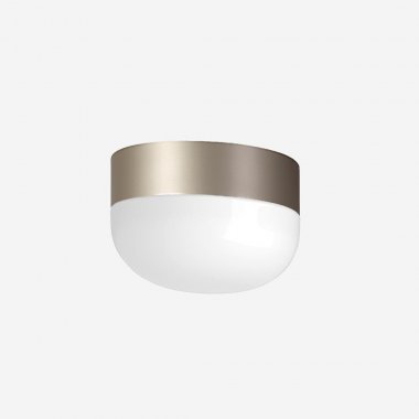 Stropní a nástěnné svítidlo LUCIS PRIMA 9,6W LED 3000K sklo argento dorato opál BS24.K3.P24.70-1