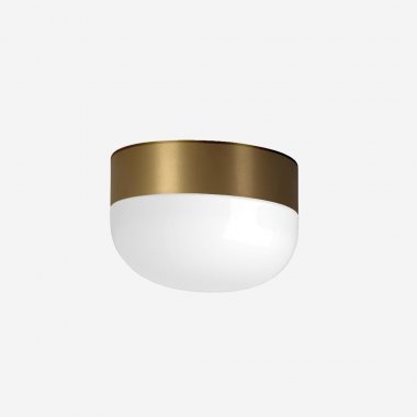 Stropní a nástěnné svítidlo LUCIS PRIMA 36W LED 4000K sklo mosaz opál DALI BS34.K2.P34.74L-5