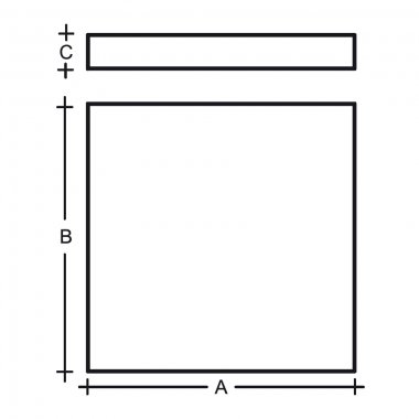 Stropní svítidlo LUCIS IZAR B MIKROPRISMA 46W LED 3000K akrylátové sklo bílá IB.L11.601.92L DALI-1