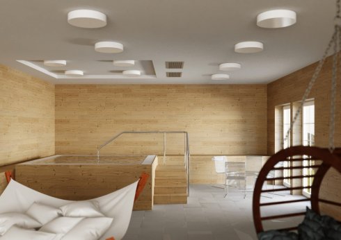 Stropní a nástěnné svítidlo ZERO 415mm 30,3W LED 3000K 4897lm sklo opál DALI PS13.K1.Z415.L-2