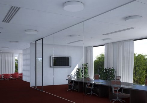 Stropní svítidlo LUCIS ZERO LED 3000K 2060lm 20,3 W IP44 415mm DALI (STARÉ ČÍSLO LU PS13.K13.Z415L)-1