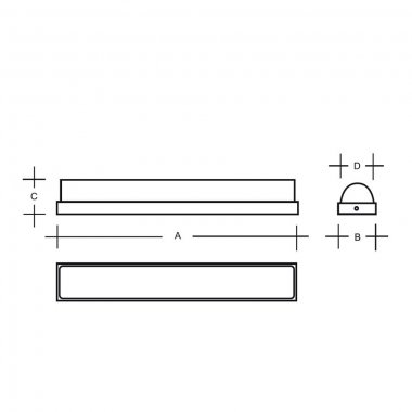 Nástěnné svítidlo LUCIS CASTOR 18W LED 3000K sklo argento dorato opál PS2.L1.70-1