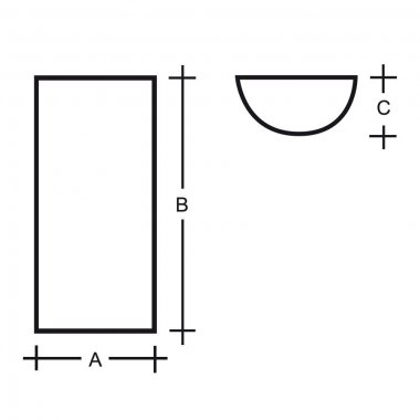 Nástěnné svítidlo LUCIS MAIA PMMA 2x60W E14 akrylátové sklo opál S1.12W PA-1