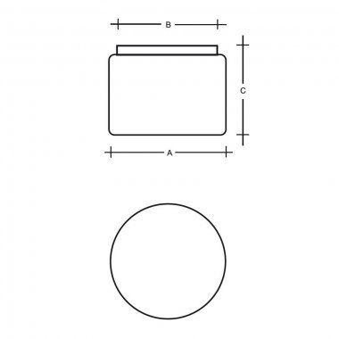 Stropní svítidlo LUCIS CAPELLA 16,9W LED 3000K sklo opál S24.L1.R4-1