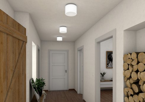 Stropní svítidlo LUCIS CAPELLA 16,9W LED 3000K sklo opál S24.L1.R4-2