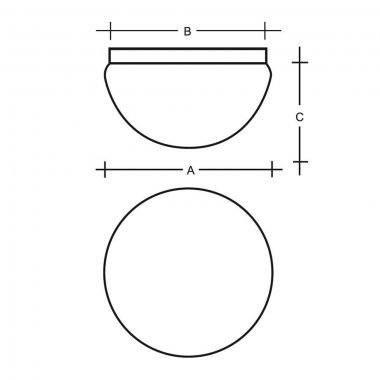 Stropní svítidlo LUCIS LEDA 26,7W LED 4000K sklo opál S37.L2.JS41-1