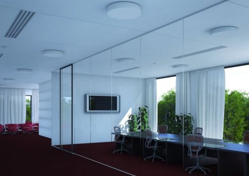 Stropní a nástěnné svítidlo LUCIS ZERO 38W LED 3000K sklo opál S46.K1.Z600-2