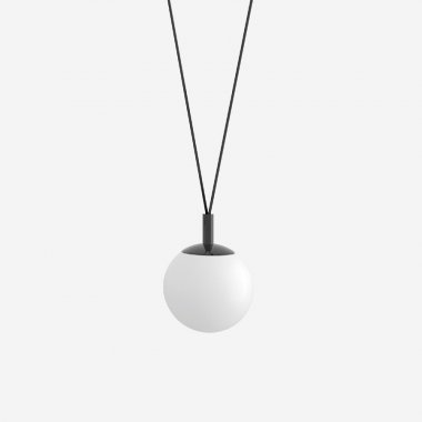 Závěsné svítidlo LUCIS GEO 7,7W LED 4000K sklo černá opál DALI ZK2.L2.GD.61L